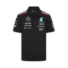 Mercedes AMG Team Polo, T-Shirt, Mens', Black, SALE PRICE! Official Merchandise