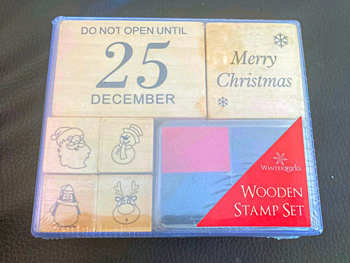 Christmas wooden stamps plus