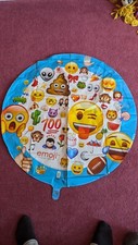 5 x Giant EMOJI Helium Foil Balloons 86cm / 34 in