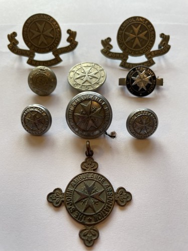 John ambulance badges - st,