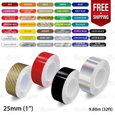 25mm 1" Roll PIN STRIPE Car Striping Trim Body Line TAPE Decal Vinyl Stickers