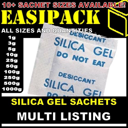 Silica gel desiccant - sachets, /