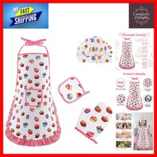 Kids chef apron hat - chef, pad