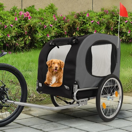 Large pet bike trailer and - large,