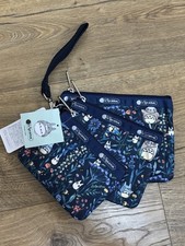 Studio Ghibli My Neighbour Totoro Lesportsac 3 Tier Clutch Bag Pouch Bag NEW