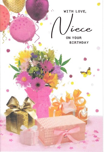 Niece happy birthday greeting - happy,