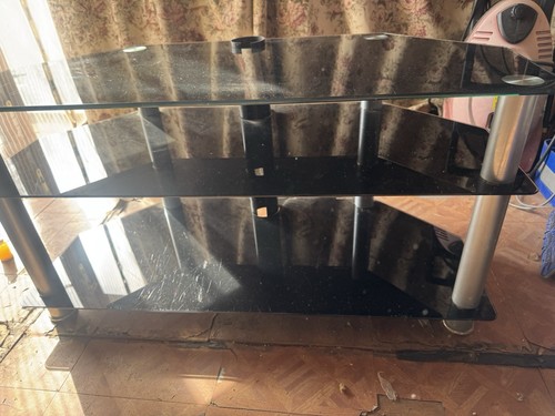 Black glass corner - black,