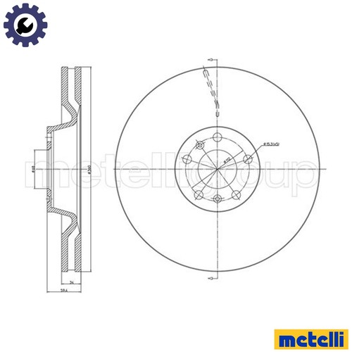 Brake disc 1102c - brake, for