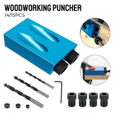 15PCS Pocket Hole Jig Kit