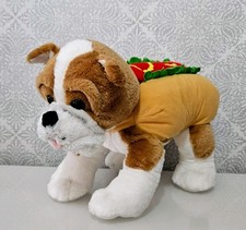 Build A Bear Boxer Dog with Hot Dog Coat Costume Soft Plush Toy