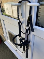 Monty Roberts Dually Controller Headcollar Black Cob/Horse Size Medium