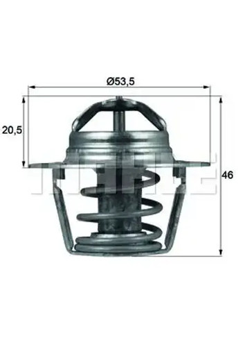 Thermostat 89d mahle for - tx,