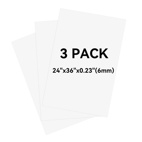 Pack white foam board - 3,