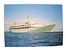 Postcard. S.S. CANBERRA. R.P