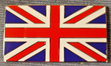NEW CLASSIC CAR ENAMEL UNION JACK FLAG DECAL BADGE 50 X 30 MM