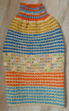 Hand Knitted Dog Jumper for Small breed up to 17in chest 14.5in length