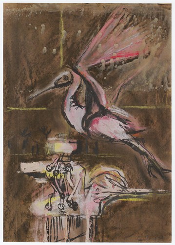 The pink bird - the,