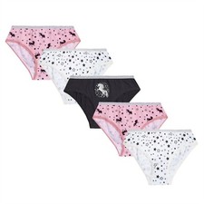 Girls 5 Pairs Briefs Pants Cotton Knickers Underwear Kids New Ages 7 - 13 Years