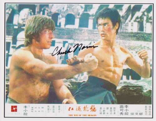 Chuck norris signed way the - signed, of