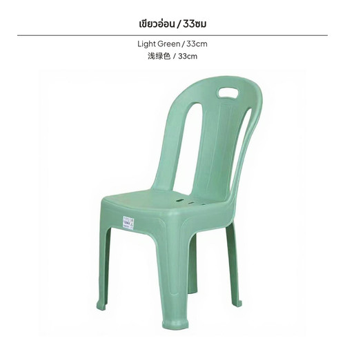 Stackable plastic backrest - plastic,