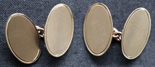 9 carat gold cufflinks
