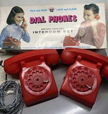 Vintage Toy Dial Phone
