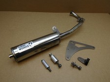 Scomadi TL 125 2017 6,243 miles exhaust system Tasso Works (10024)