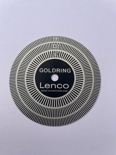 Goldring lenco stroboscopic - goldring,