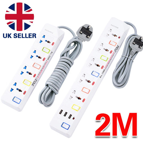Plug extension lead gang - uk,