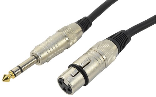Xlr female stereo jack - 1/4",