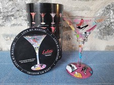 Lolita Hand Painted Stiletto Shoe Lovers Martini Cocktail Wine 7oz Glass Gift 