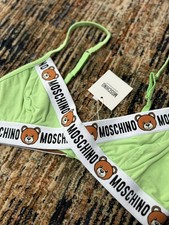 Moschino Triangular Bra Green