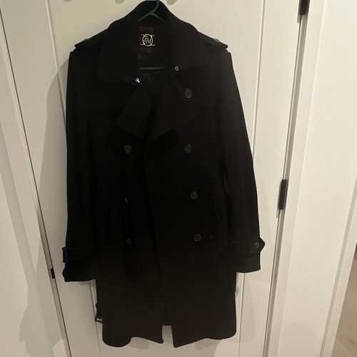 Zara mens long coat - long, black