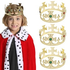 CHILD KING CROWNS PACK OF 3