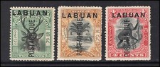 M26930 labuan 1901 postage - labuan,