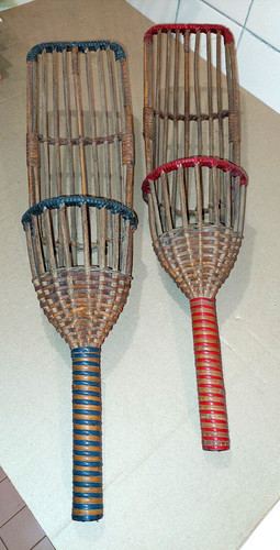 London 1933 antique basket bat - london,