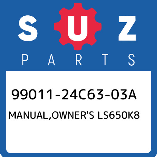 99011 24c63 03a suzuki - 99011-24c63-03a,