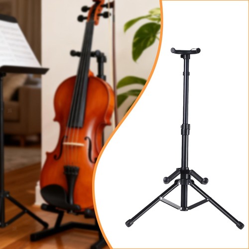 Violin stand with bow - with,