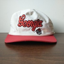 Vintage 90s Georgia University Snapback Hat Cap College