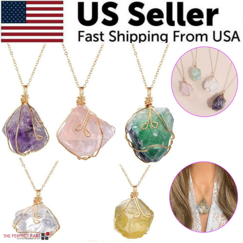 Natural gemstone necklace - natural,