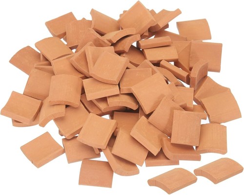 Miniature roof tiles clay - miniature,