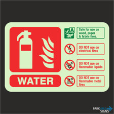 Photoluminescent Water Fire