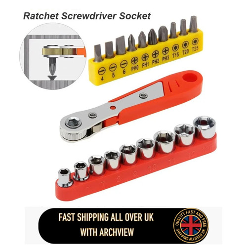 Ratcheting right angle - right,