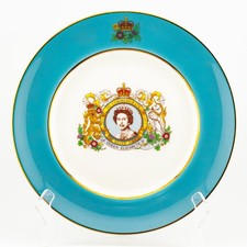 Plate Royal Earthenware Silver Jubilee Commemorative 1977 Queen Elizabeth II