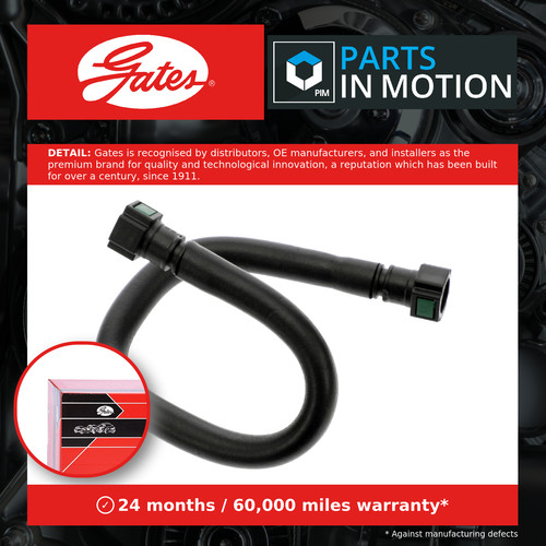 Moulded fuel hose - fuel, fits