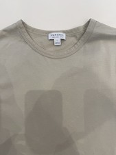 Sunspel Men's Crew Neck T-Shirt Grey L