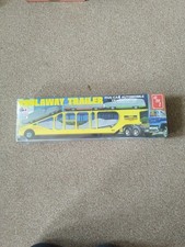 AMT 5 Car Haulaway Trailer. 1/25 Model Kit. New Factory Sealed In Box