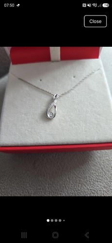Teardrop crystal pendant charm - teardrop,