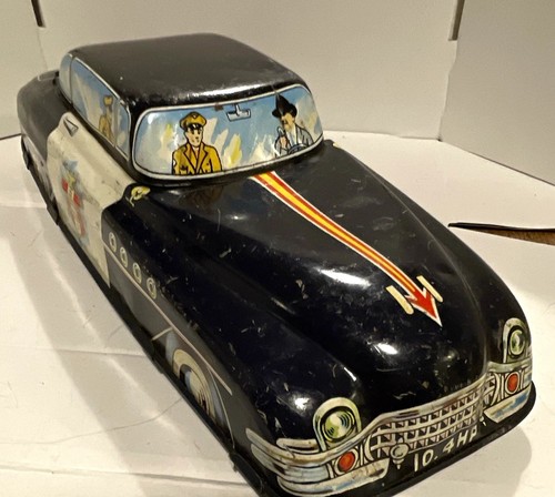 Old british tin plate police - old,