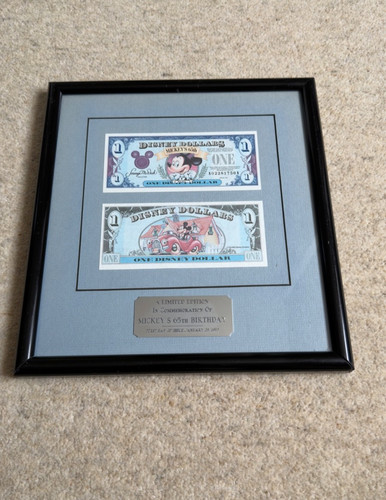 1993 disney dollars mickey - 1993,